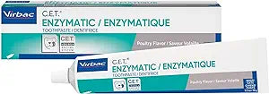 Virbac CET Enzymatic Toothpaste| Eliminates Bad Breath by Removing Plaque & Tartar Buildup