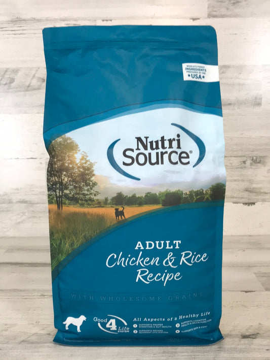 Nutrisource Chicken & Rice Adult Dry Dog Food