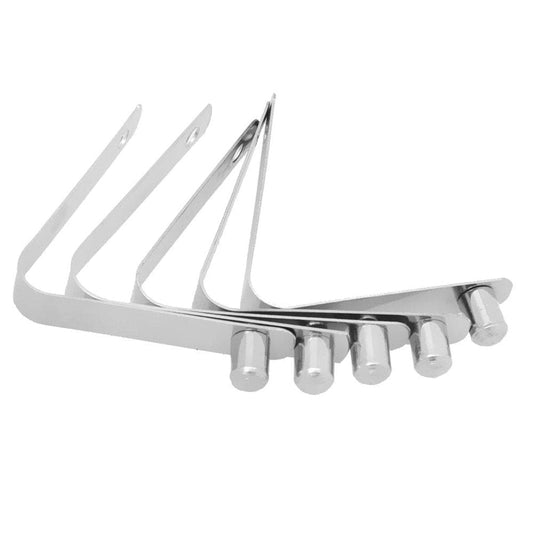 5 Stainless Steel Paddle Tent Pole Push Button Spring Snap Clip Locking Tube Pin - Colors, 6MM X 7MM