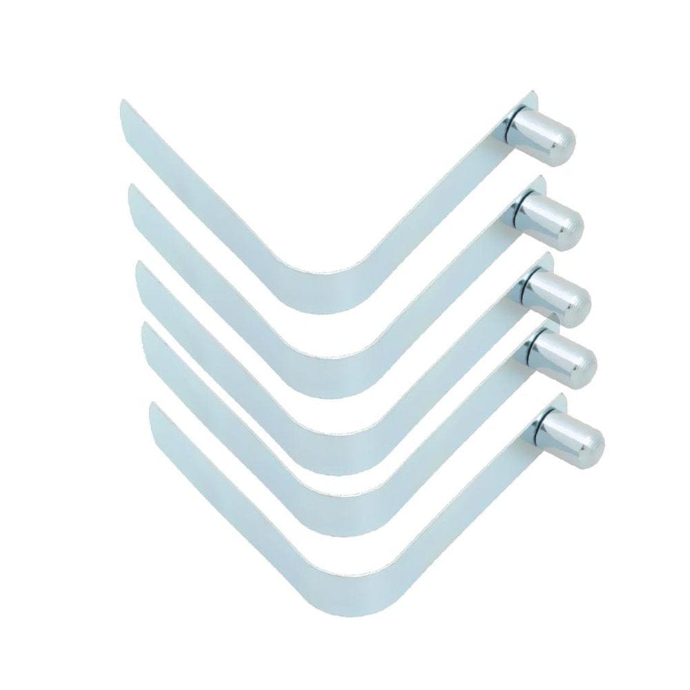 5 Stainless Steel Paddle Tent Pole Push Button Spring Snap Clip Locking Tube Pin - Colors, 6MM X 7MM