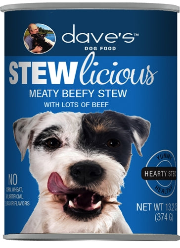 Daves Stewlicious Meaty Beefy Stew 13,2oz, (Case Of 12)