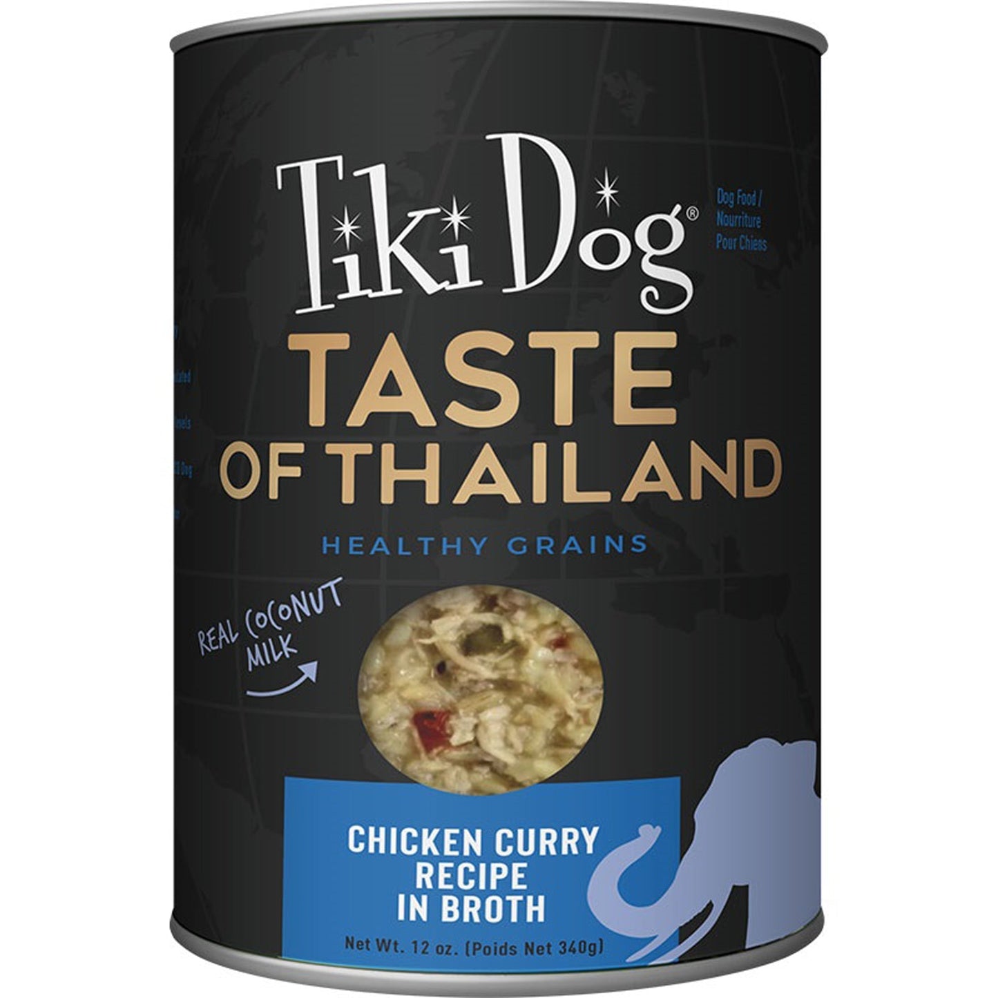 Tiki Pet Dog Taste Of The World Thailand Chicken 12oz, (8 Case)