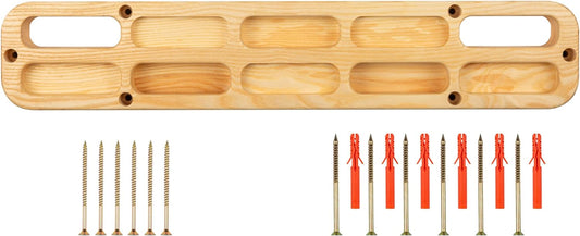 Wooden Portable Hangboard - Hangboard Rock Climbing - Hangboard Doorway Mount - Hand Strengthener Equipment for Training Finger - Hang Board for Climbing