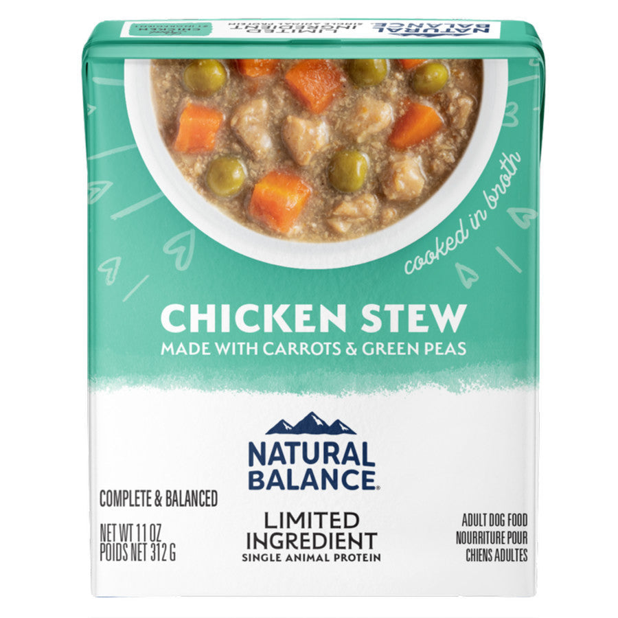 Natural Balance Pet Foods L,I,D, Stew Wet Dog Food Chicken Stew 12ea/11 oz