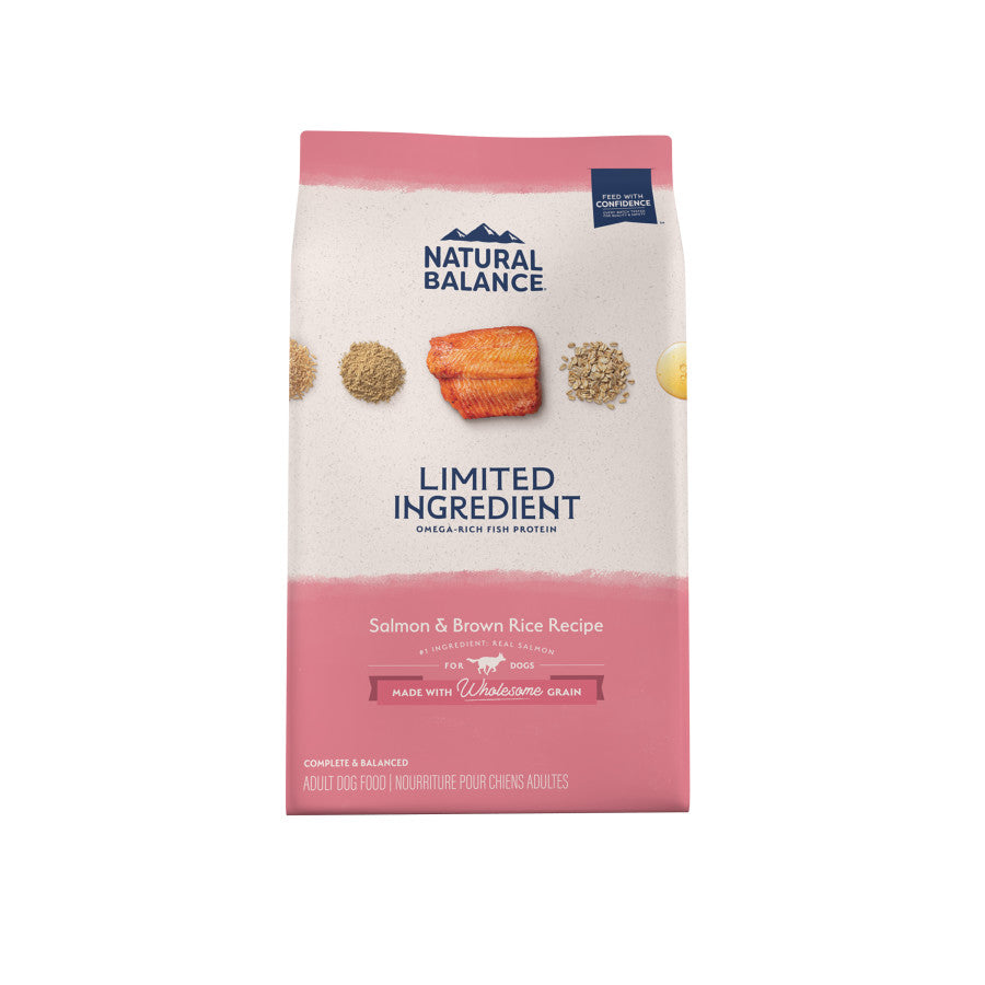Natural Balance Pet Foods L,I,D Dry Dog Food Salmon & Brown Rice 1ea/24 lb