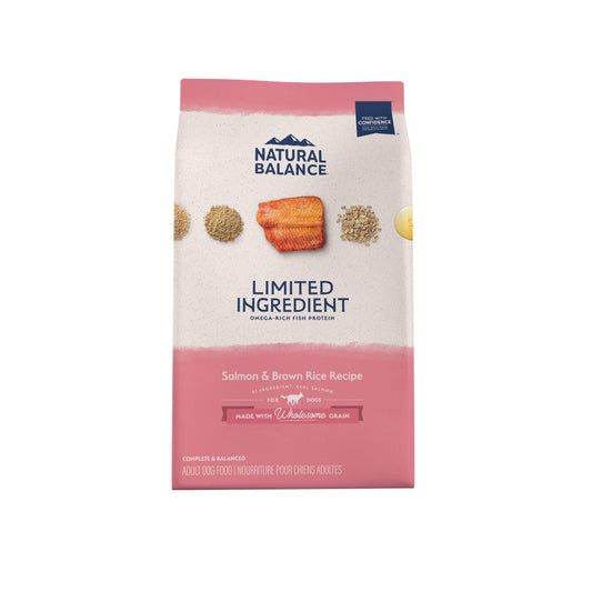 Natural Balance Pet Foods L,I,D Dry Dog Food Salmon & Brown Rice 1ea/24 lb