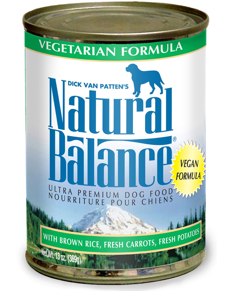 Natural Balance Pet Foods L,I,D Plant Powered Vegetarian Wet Dog Food Rice, Barley & Potato 12ea/13 oz