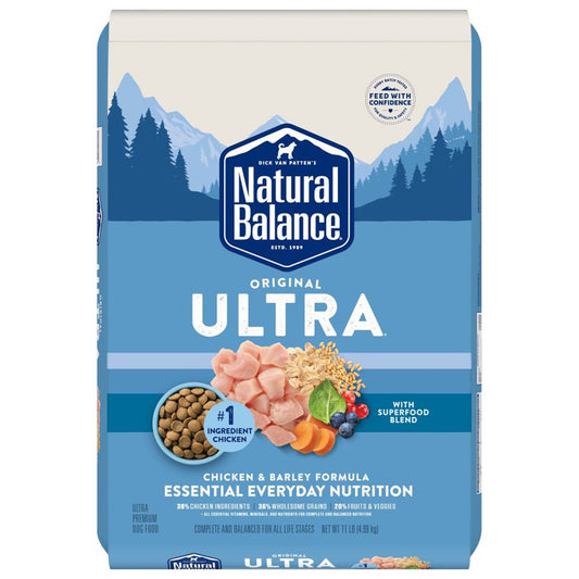 Natural Balance Pet Foods Ultra Dry Dog Food Chicken 1ea/11 lb