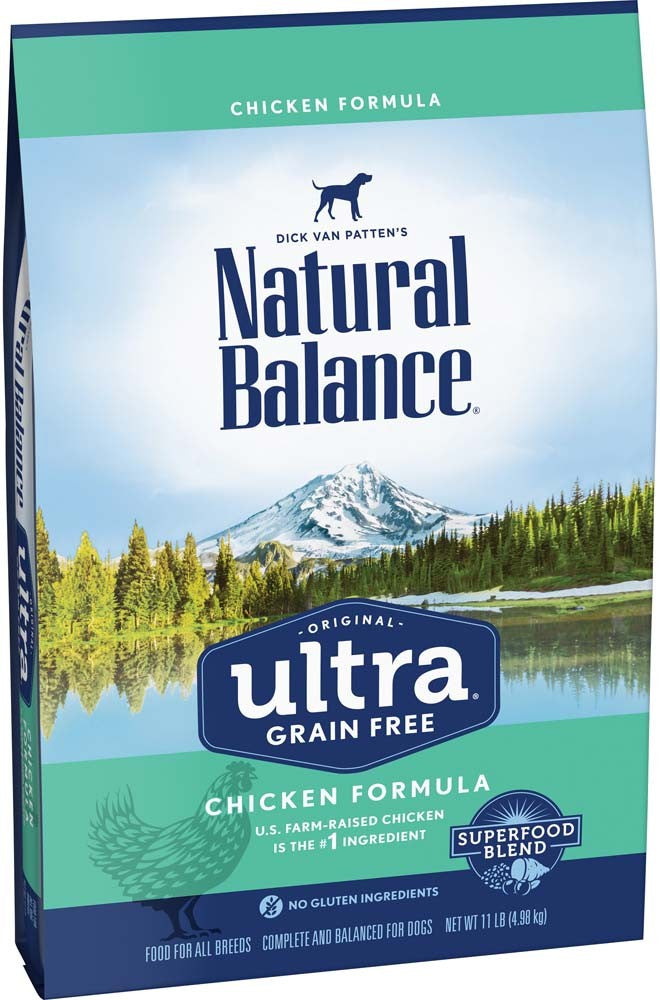 Natural Balance Pet Foods Ultra Grain Free Dry Dog Food Chicken 1ea/11 lb