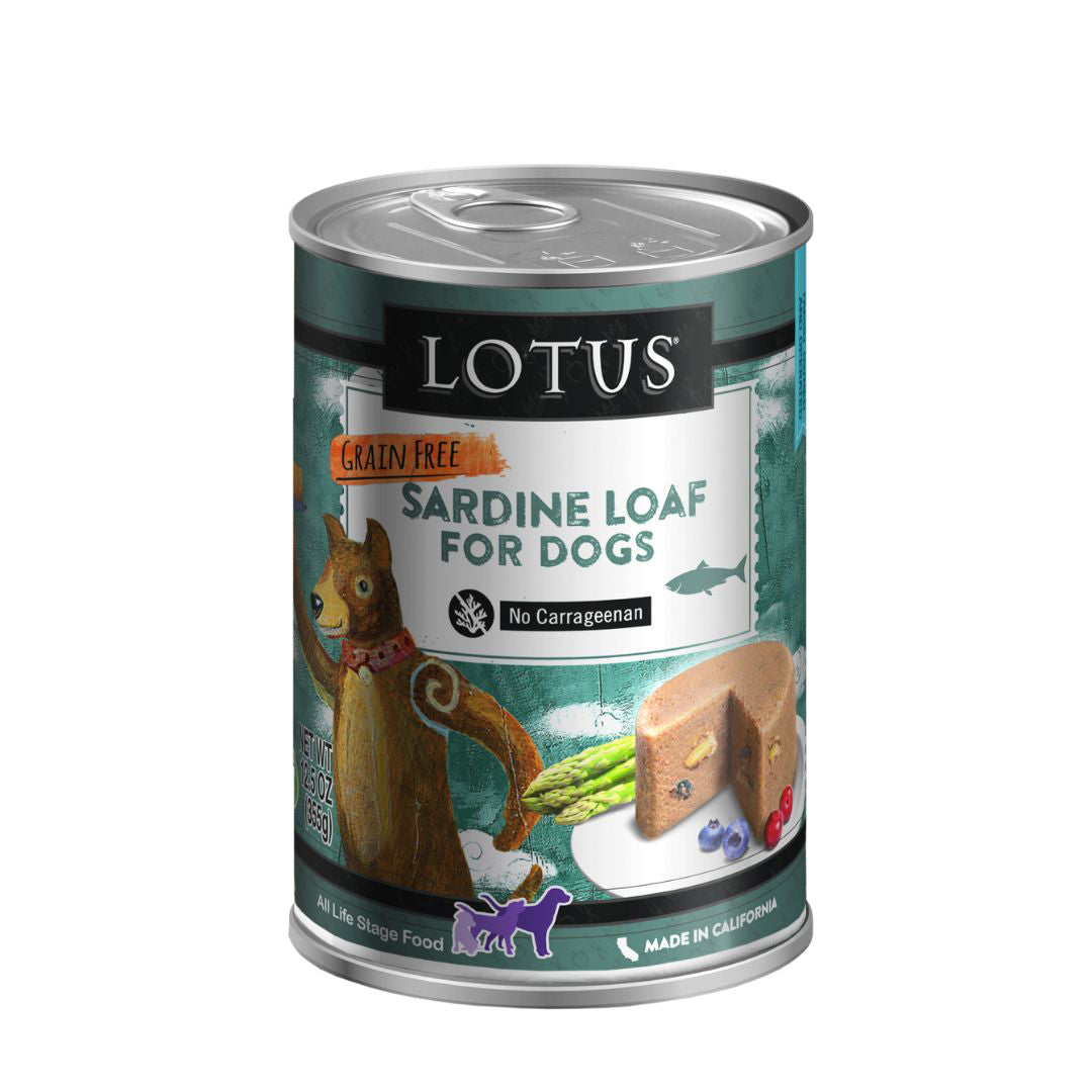 Lotus Dog Grain Free Loaf Sardine 12,5oz,