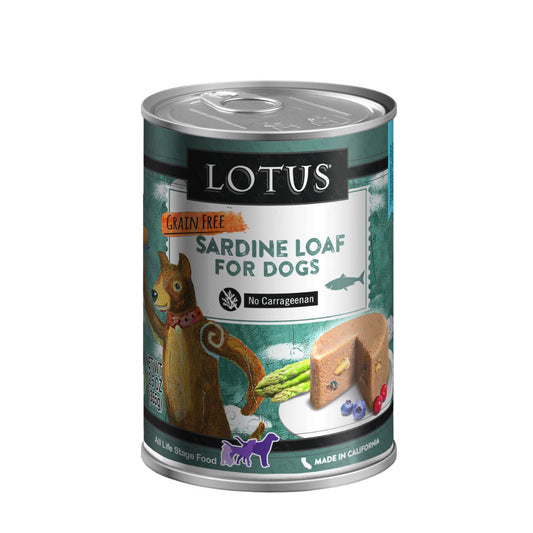 Lotus Dog Grain Free Loaf Sardine 12,5oz,