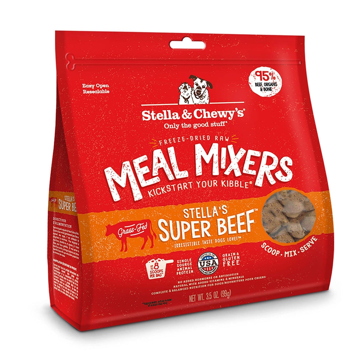 Stella And Chewys Beef Meal Mixers; 35oz,