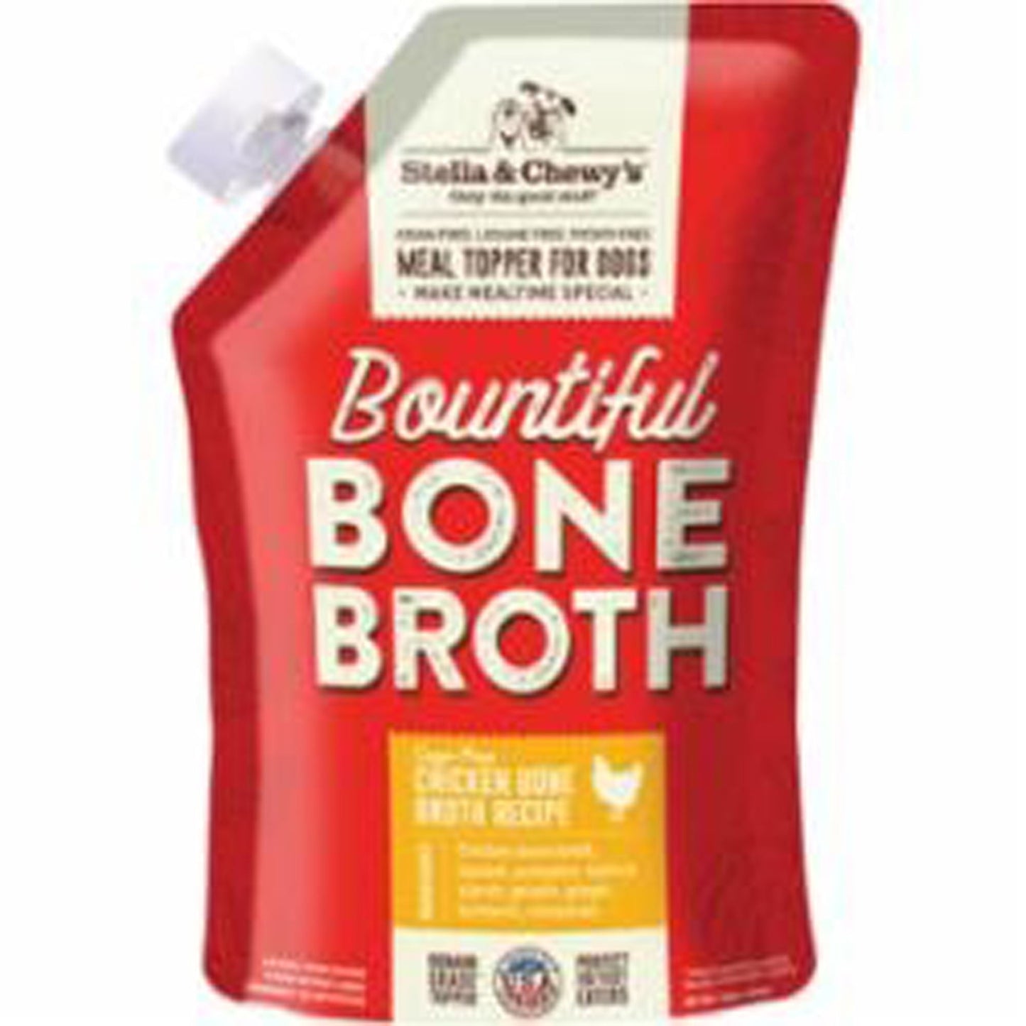 Stella and Chewys Dog Bountiful Bone Broth Chicken 16Oz, (Case Of 6)