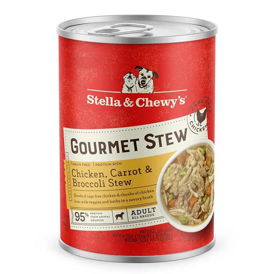 Stella And Chewys Dog Gourmet Stew Chicken; Carrot And Broccoli 12,5oz,