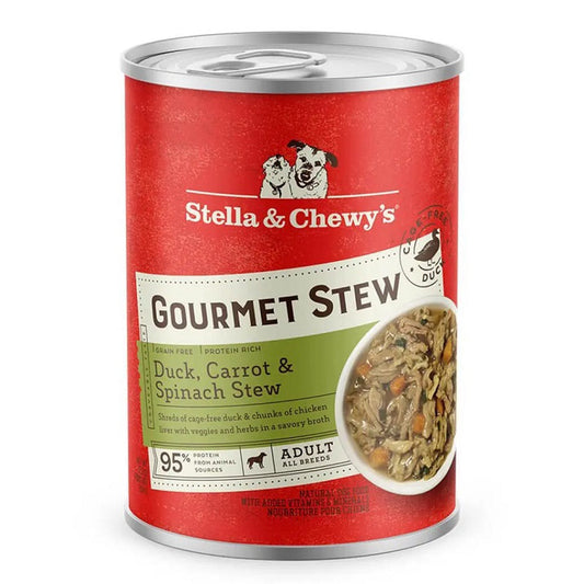 Stella And Chewys Dog Gourmet Stew Duck; Carrot And Spinach 12,5oz,