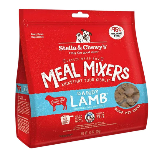 Stella & Chewys Dog Freeze-Dried Tantalizing Lamb Meal Mixers 35oz,