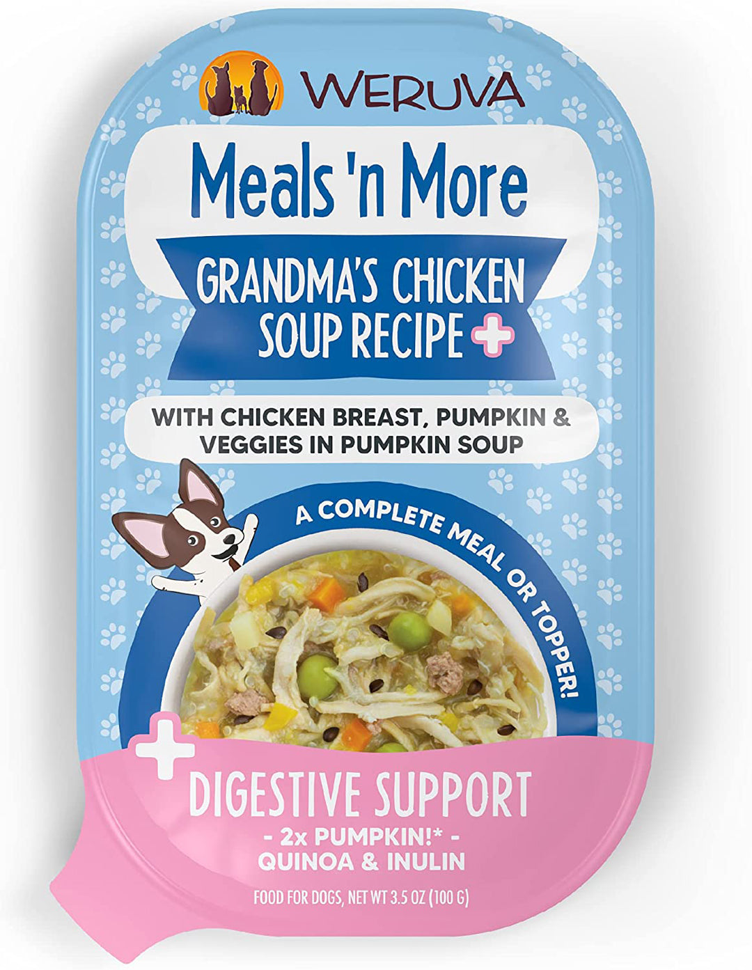 Weruva Dog Meals N More Grandma'S Chicken Soup Cup 3,5oz,