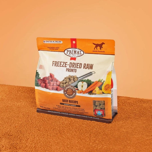 Primal Dog Freeze-Dried Pronto Beef 16oz,
