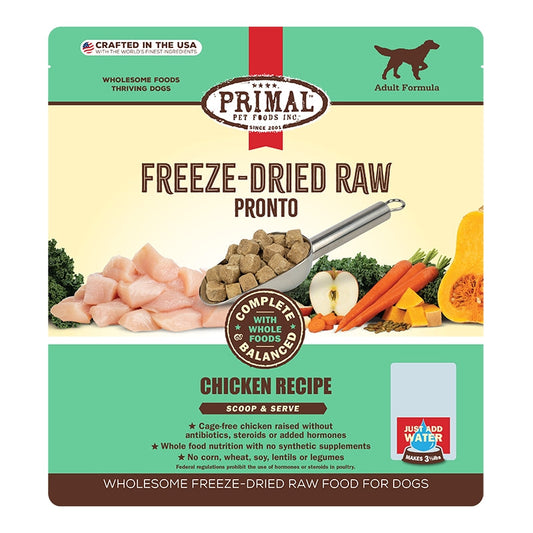 Primal Dog Freeze-Dried Pronto Chicken 25oz,