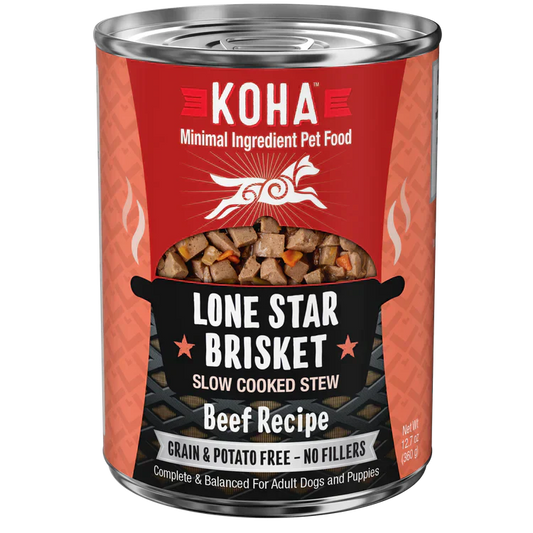 Koha Dog Grain Free Lone Star Stew 12,7oz,(Case Of 12)