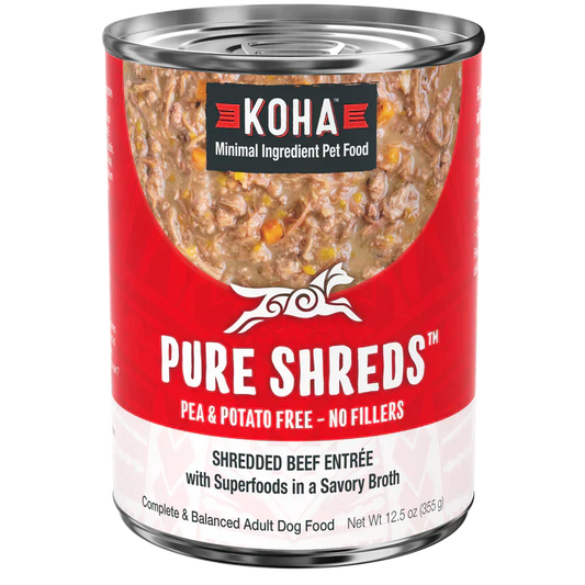 Koha Dog Grain Free Shredded Beef 12,5oz,