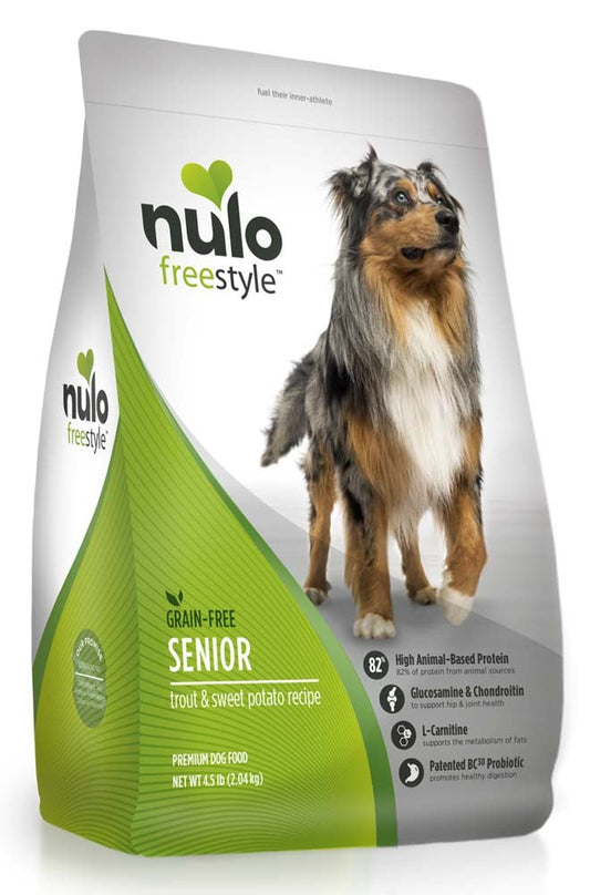 Nulo FreeStyle Grain Free Senior Dry Dog Food Trout 1ea/4,5 lb