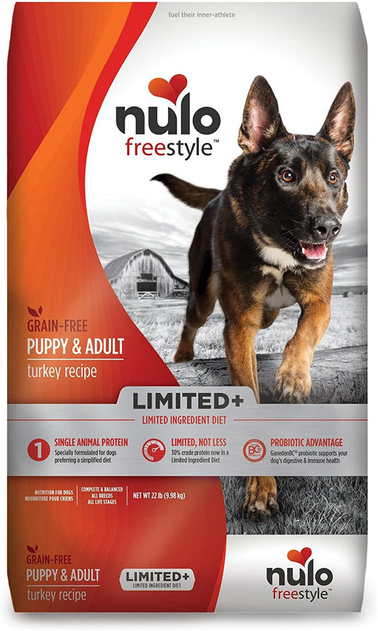 Nulo FreeStyle Limited+ Grain Free Dry Dog Food Turkey 1ea/22 lb