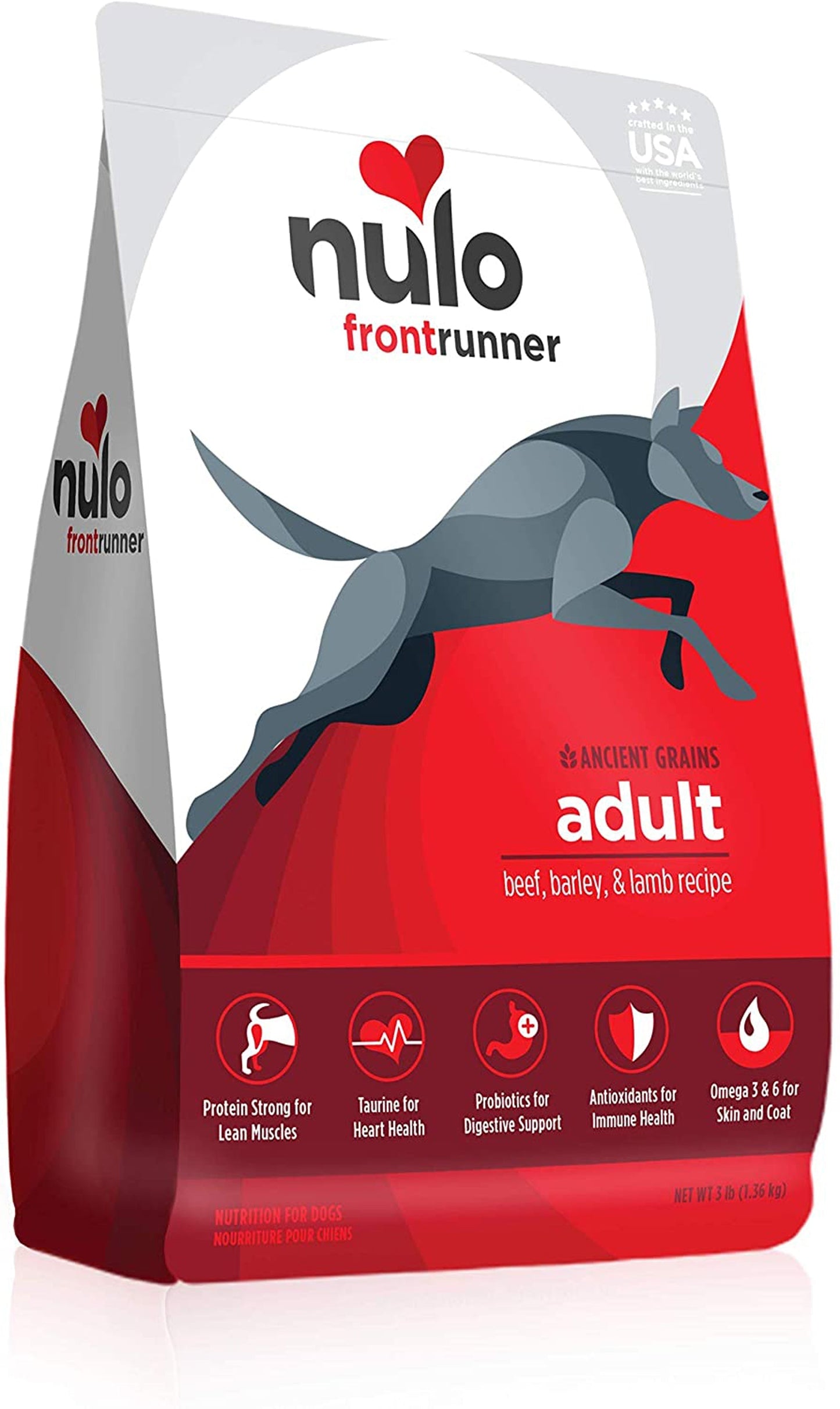 Nulo Frontrunner Dry Dog Food Beef, Barley & Lamb 1ea/23 lb