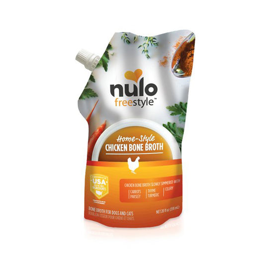 Nulo Freestyle Dog Food Topper Chicken Bone Broth 6ea/20 oz