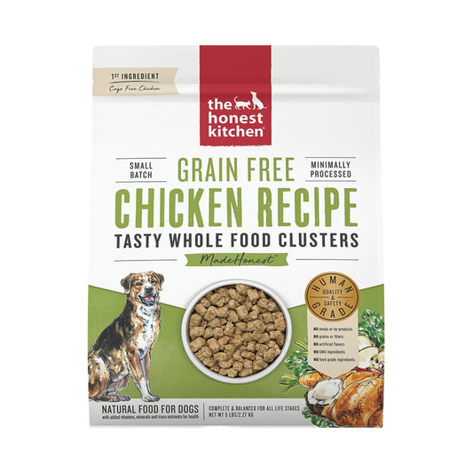 The Honest Kitchen Dog Clusters Grain Free Chicken 5 Lbs,