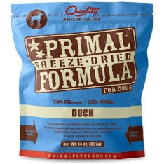 Primal Pet Foods Freeze Dried Dog Food 5,5oz,- Duck
