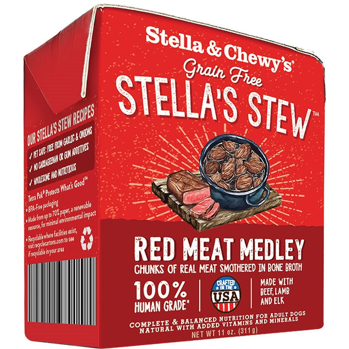 Stella And Chewys Dog Stew Red Meat Medley 11oz, (Case Of 12)