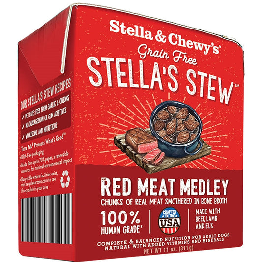 Stella And Chewys Dog Stew Red Meat Medley 11oz, (Case Of 12)