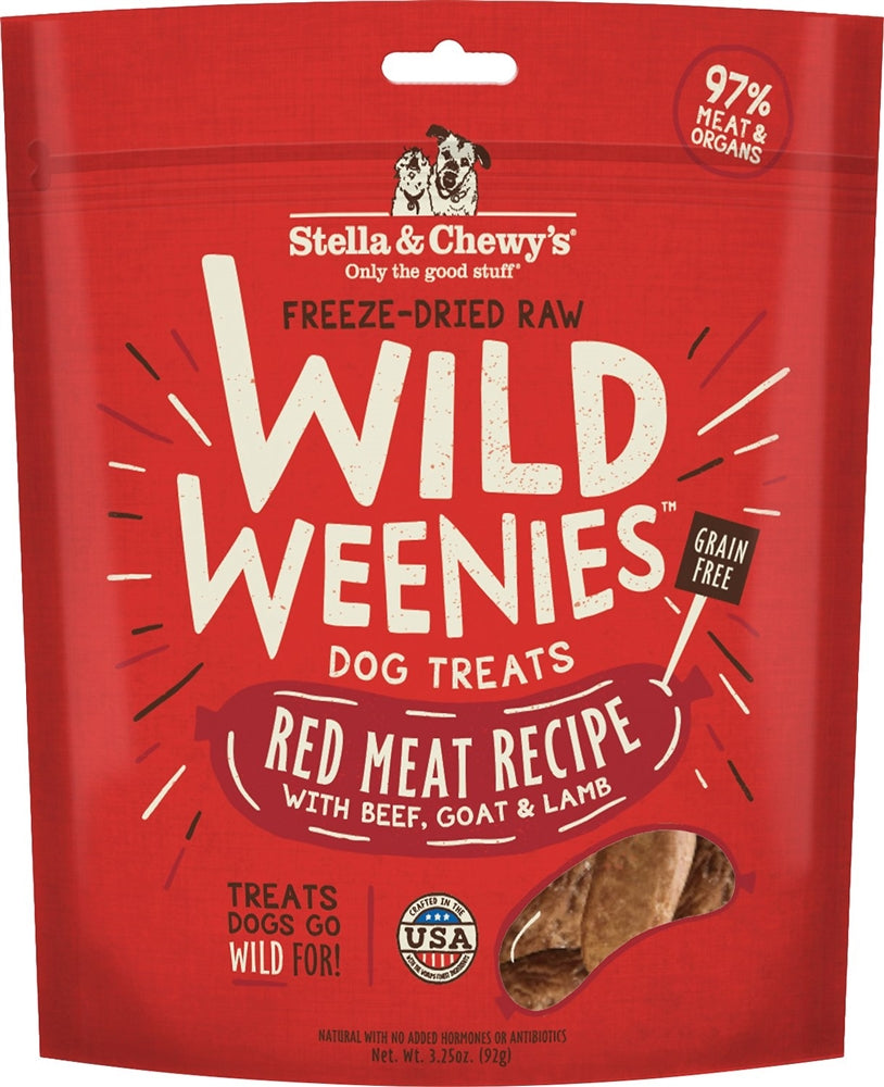 Stella And Chewys Dog Freeze Dried Weenie Red Meat 3,25 oz,