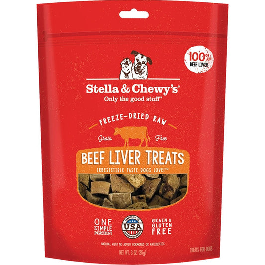 Stella And Chewys Dog Freeze-Dried Treat Beef Liver 3oz,