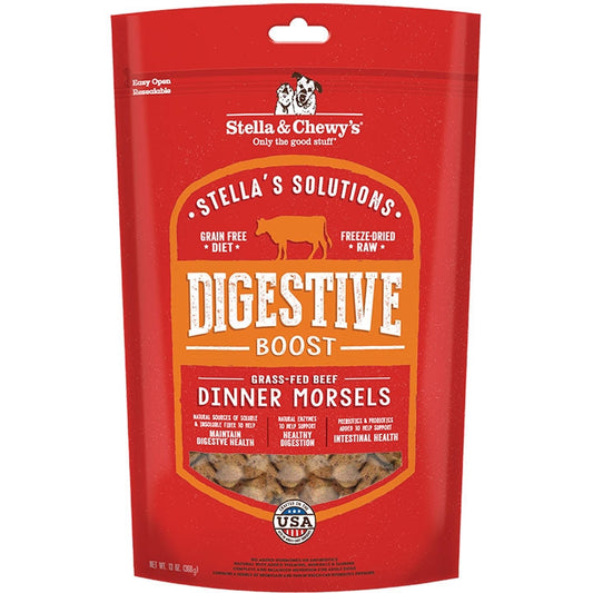 Stella And Chewys Dog Solutions Digestive Boost Beef 13 oz,