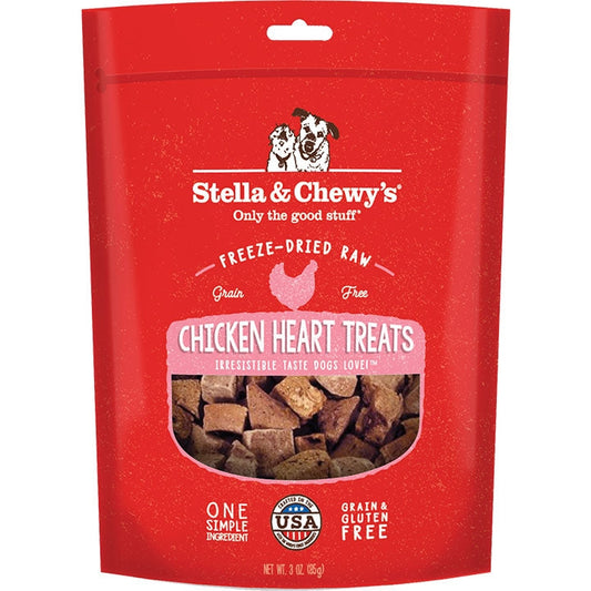 Stella And Chewys Dog Freeze-Dried Treat Chicken Hearts 11,5oz,