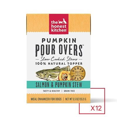 The Honest Kitchen Dog Pour Salmon Pumpkin 5,5 Oz, (Case Of 12)
