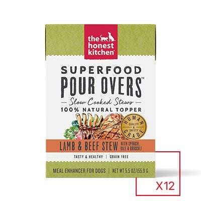 The Honest Kitchen Dog Pour Super Food Lamb Beef 5,5 oz, (Case Of 12)