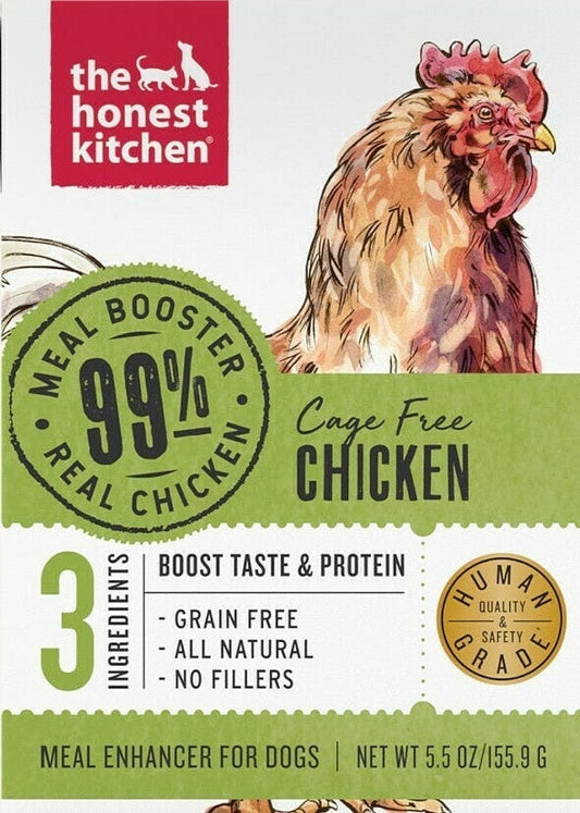 The Honest Kitchen Dog 99% Chicken Meal Booster Wet Dog Food 5,5 Oz, Carton