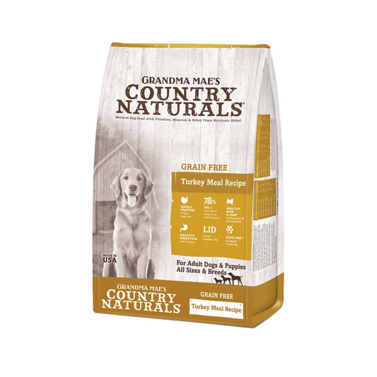 Grandma Mae's Country Naturals Grain Free L,I,D, Dry Dog Food Turkey 1ea/4 lb