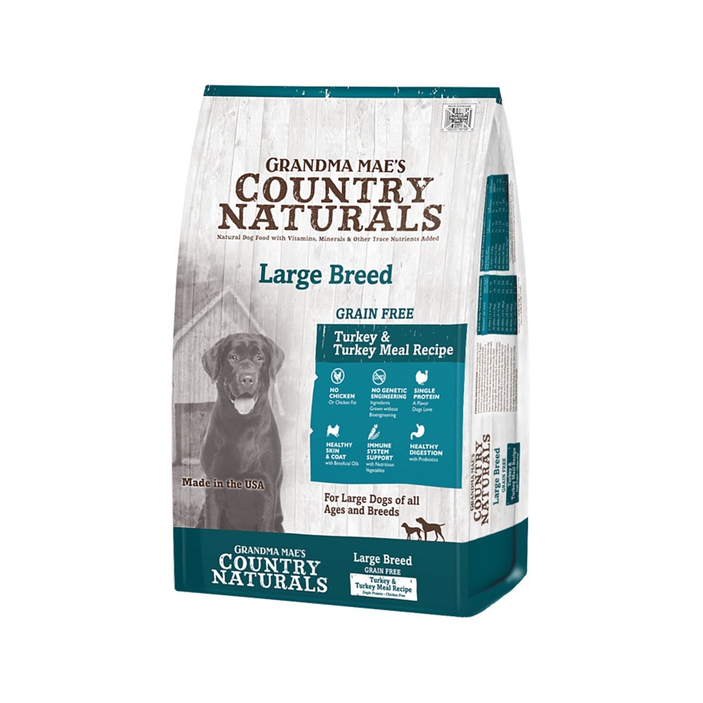 Grandma Mae's Country Naturals Grain Free L,I,D, Large Breed Dry Dog Food Turkey 1ea/14 lb