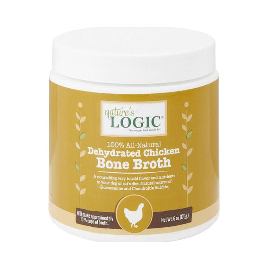Natures Logic Dog Dehydrated Chicken Bone Broth 6oz,