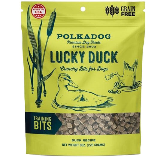Polka Dog Bakery Dog Lucky Duck Bites 8oz,