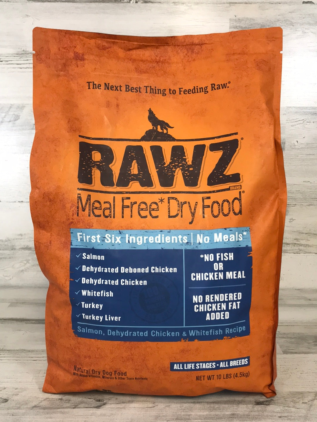 Rawz Salmon Dehydrated Chicken, & Whitefish Recipe Dry Dog Food