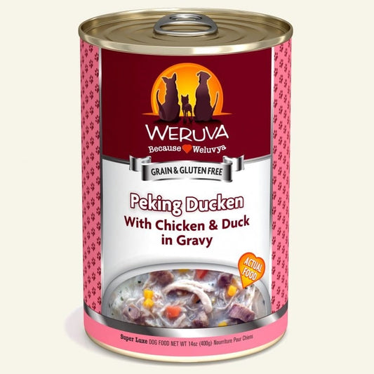 Weruva Dog Peking Ducken With Chicken And Duck In Gravy 14oz, Case Of 12