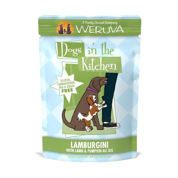Dogs In The Kitchen Dog Lamburgini With Lamb And Pumpkin Au Jus 2,8oz, Pouch (Case Of 12)