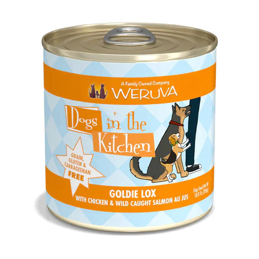 Dogs In The Kitchen Goldie Lox With Chicken And Wild-Caught Salmon Au Jus 10oz, (Case Of 12)