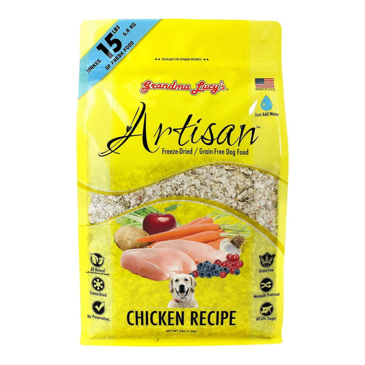 Grandma Lucys Dog Artisian Grain Free Chicken 3 Lbs,