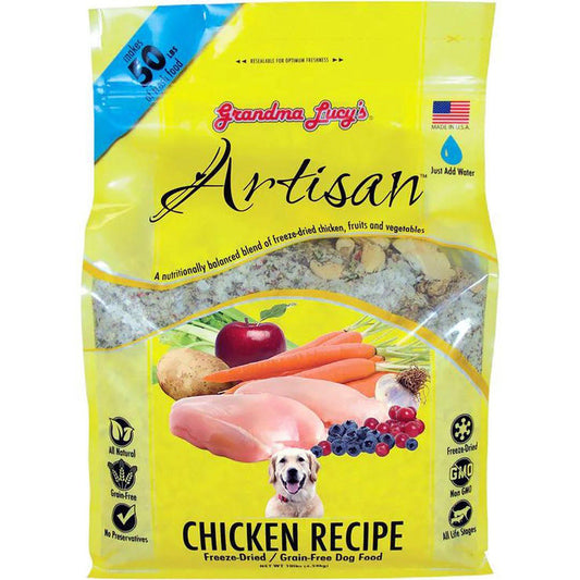 Grandma Lucys Dog Artisian Grain Free Chicken 10 Lbs,